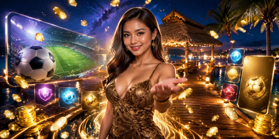 Pengguna menonton pertandingan sukan dan bertaruh secara dalam talian